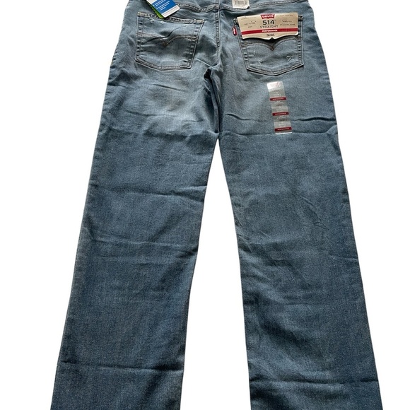 Levi's Light Blue Straight Jeans 12 Husky - Picture 4 of 12